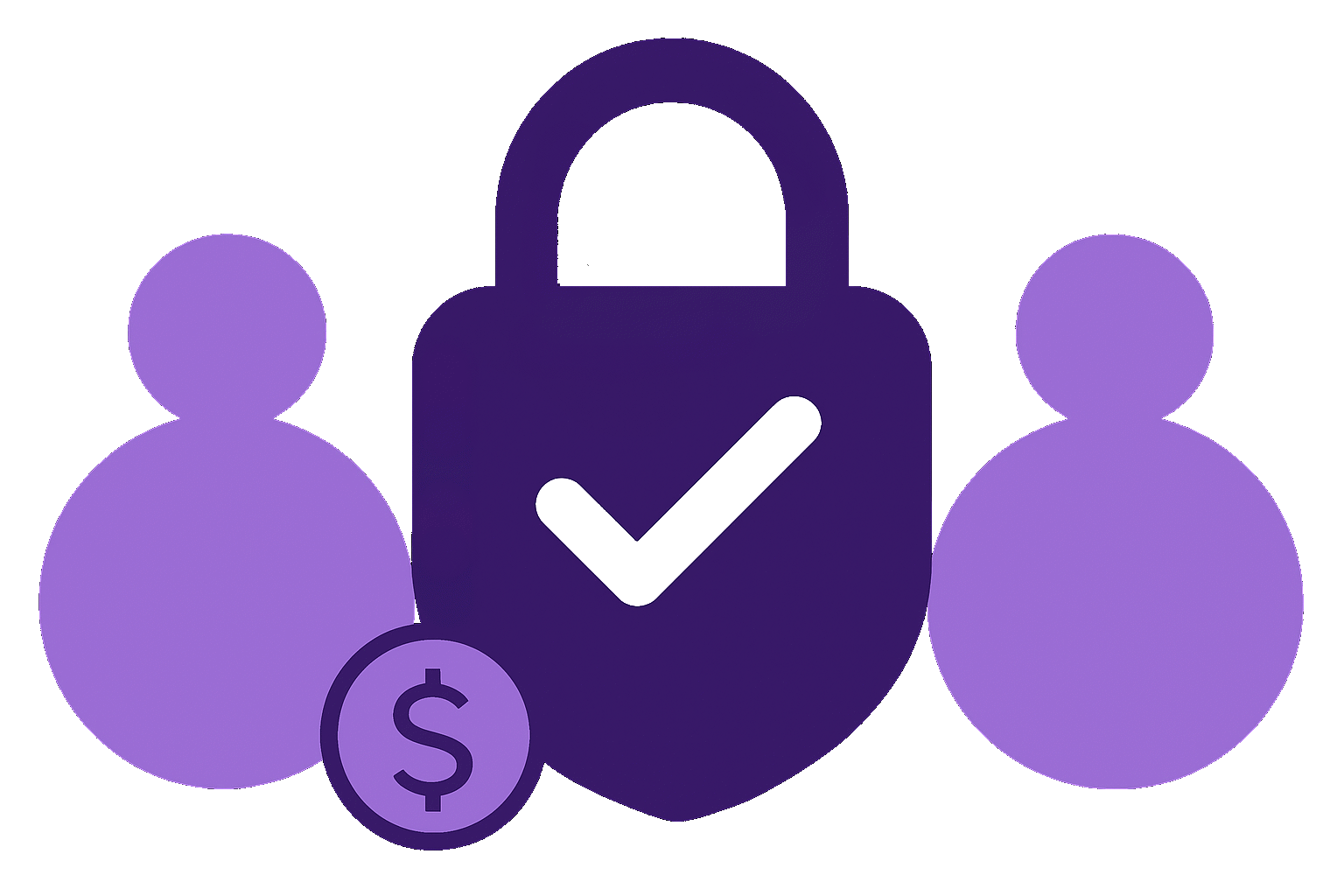 Secure transactions illustration